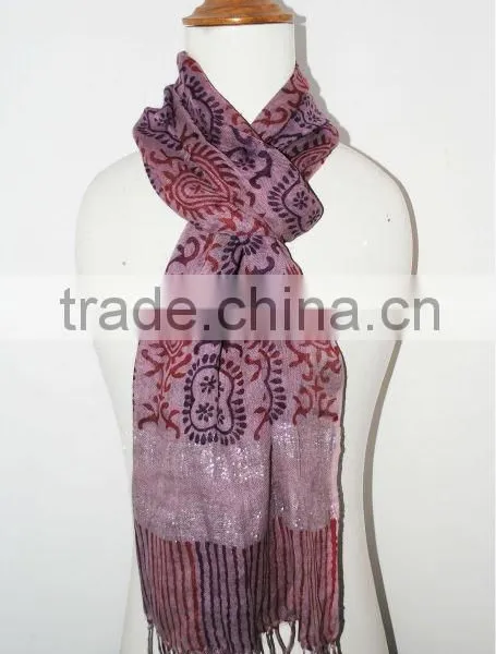 Cotton Hand Block Print Scarves