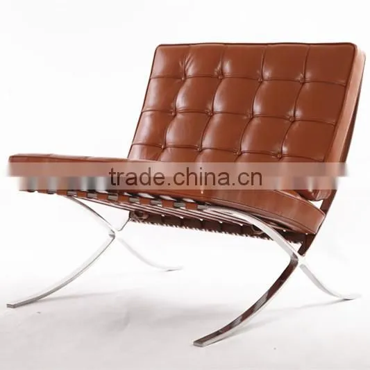 High Quality Modern Furnituer Knoll Replica Chair Barcelona Chair photo-4