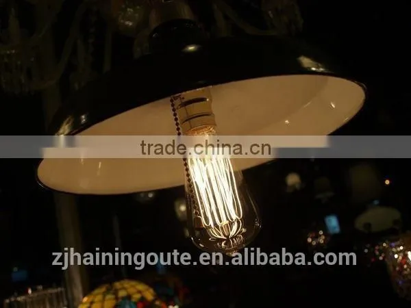 Smoked Glass Housing 110-240V 40w ST64 Edison Bulb for Decoration photo-6