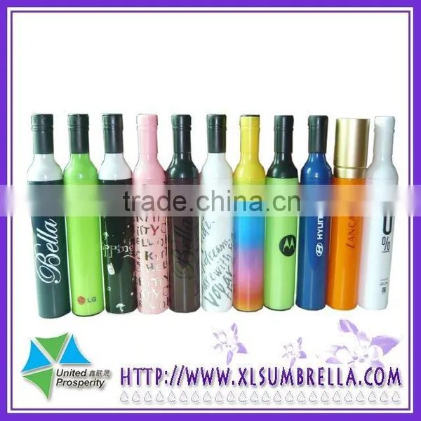 Wine Bottle Umbrella With UV Umbrella 21'' Manual Open photo-2