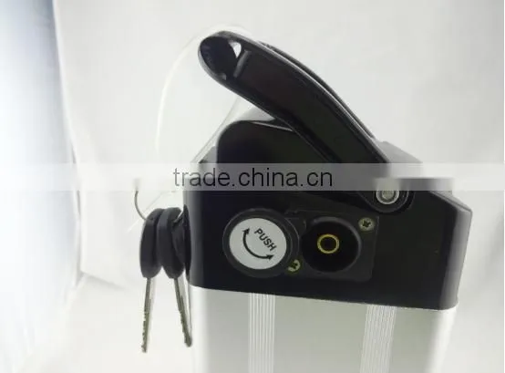 GEB Rechargeable Li-ion 36V 10Ah Silver Fish Battery for Electric Bicycle With Charger photo-4