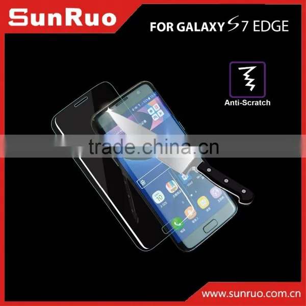 For S7 Edge Tempered Glass Screen Protector, Clear 3D Curved Full Cover Glass for s7 Edge photo-3