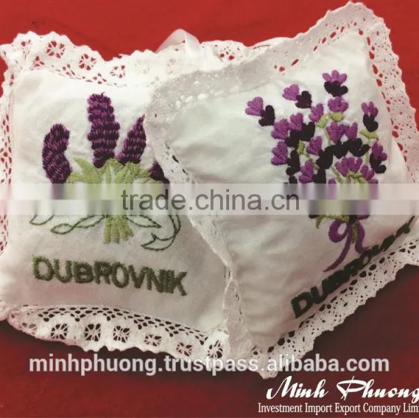 Size 10x10 cm Good Quality Flower Fragrant Bags Hand Embroidery photo-4