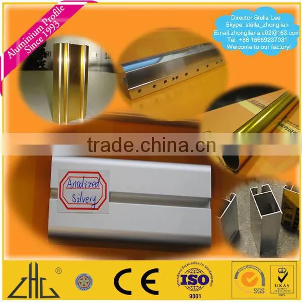 Wow!! Square Tube Aluminum Profile Rails/Aluminium Profile With Sand Blasting Treatment/wood Grain Aluminium Profile for Ceiling photo-4