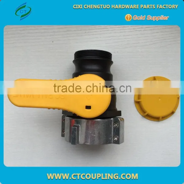 SCREWABLE CAMLOCK BALL VALVE DN50 photo-2