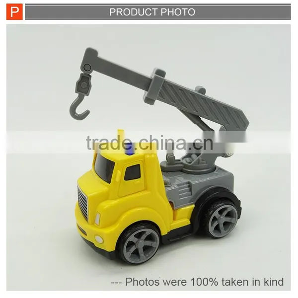 Mini Plastic Friction Building Toy Car Truck 3pcs photo-2