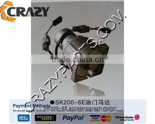 KP56RM2G-011 SK200-6E Throttle Motor Stepper Motor for Excavator Electric Parts