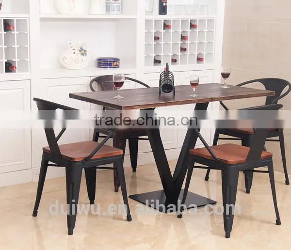 High Quality Restaurant Dining Set Cheap Restaurant Tables Chairs photo-4