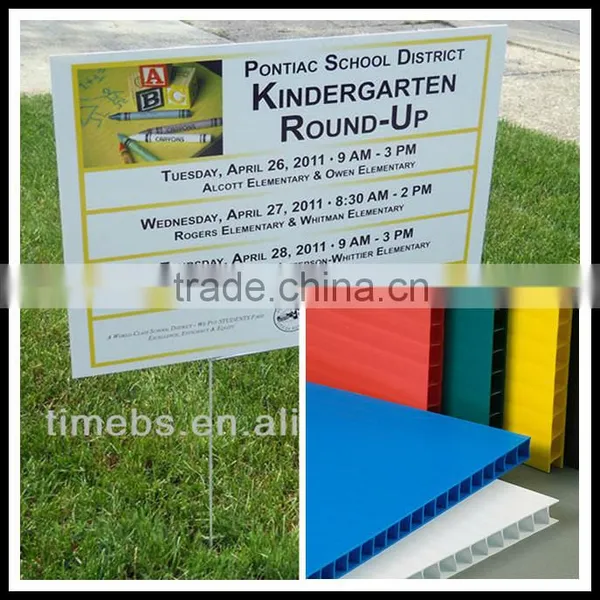 Full Color Printing Corflute Signage,coroplast Poster photo-3