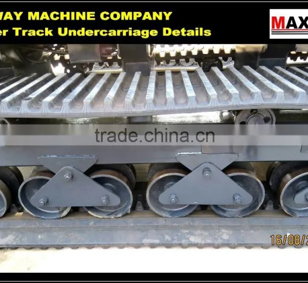 Rubber Crawler Self-unloading Farm Tractor for Muddy Field , Swamp , Wetland , CE / ISO / SGS , Model: CDT60 photo-5