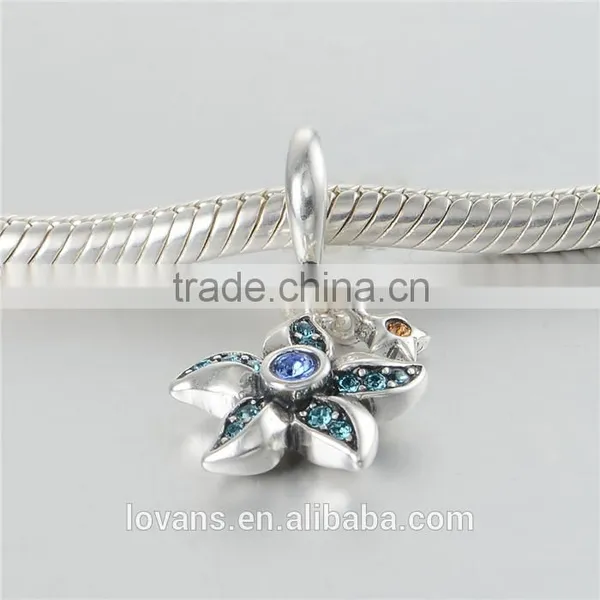 Wholesale Hanging Programmable 925 Sterling Silver Starfish Bracelet photo-3