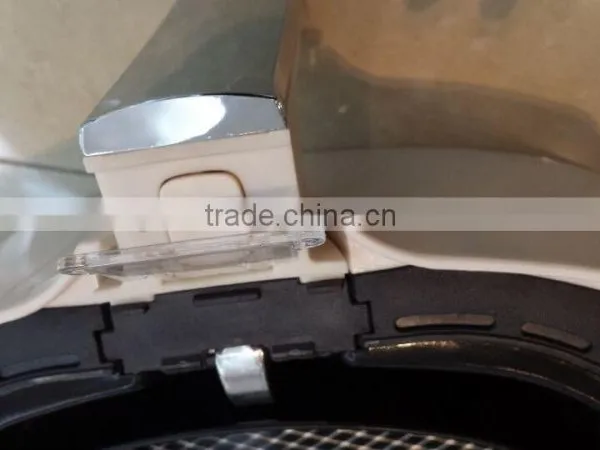 CE/CB/GS 2.5L 1500W Home Used LCD Display Square Electric Hot Air Fryer Without Oil photo-2