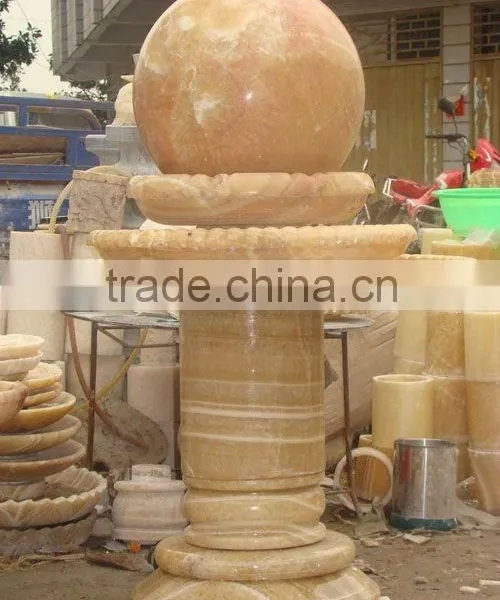 Nature Marble Carving Stone Ball Stone Sphere photo-2