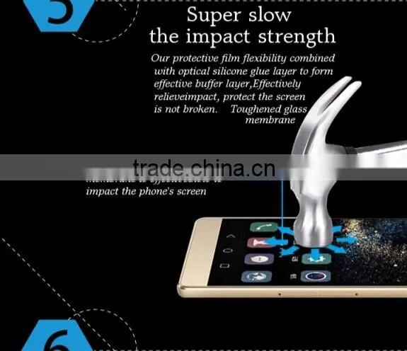 0.33 mm 2.5 D Radian High Transparency Tempered Glass for Huawei p8 photo-4