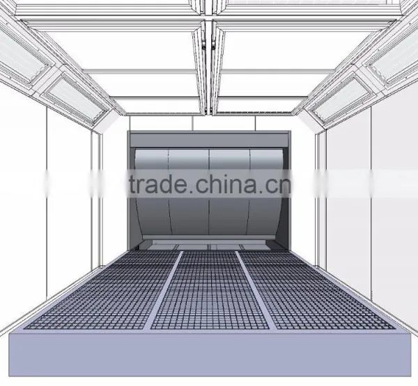 JF Outdoor Spray Booth Pressurized Spray Booth Water Curtain Spray Booth photo-3