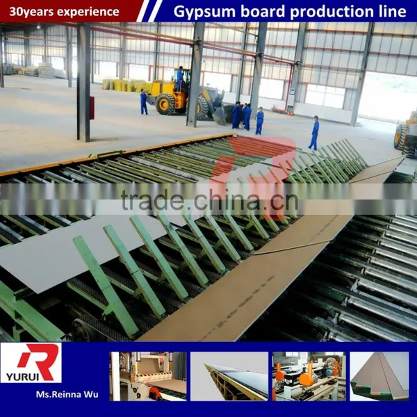China Top Manufacturer Gypsum Board Machine( Hot Air,hot Oil)/automatic New Technology Gypsum Board Making Machine photo-4