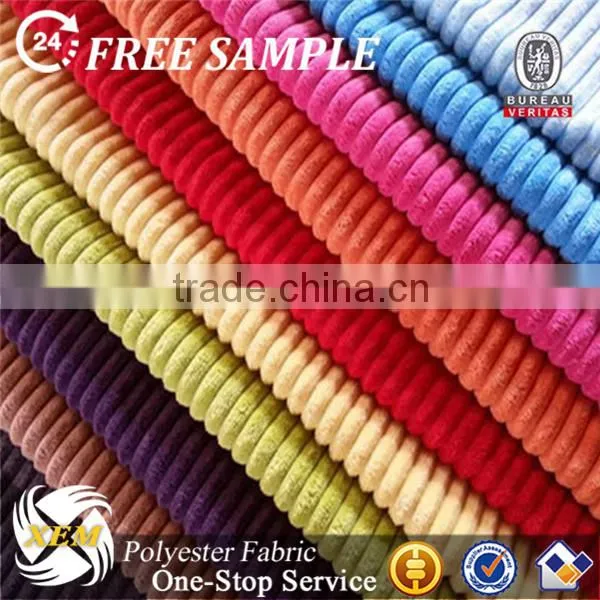 100%Polyester Solid Corduroy Sofa Fabric photo-5