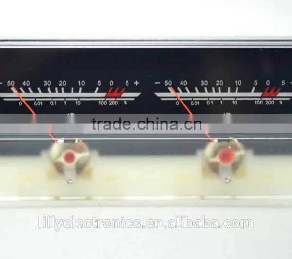 VU Meter DB Level Header Amplifier Chassis Audio Preamp Backlight P-59WTC