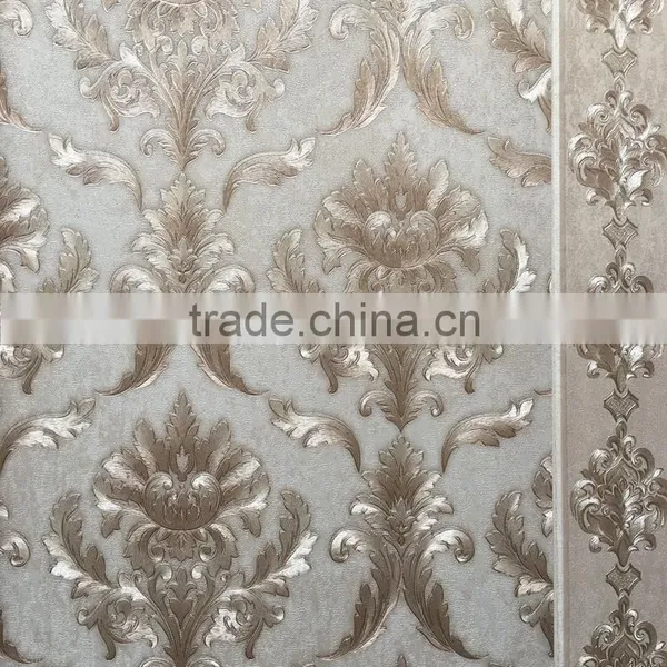 Korea Modern Flower Pvc Wallpaper photo-3
