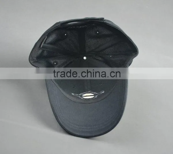 Black Sports Caps Diamond Mesh PE Sports Caps photo-5