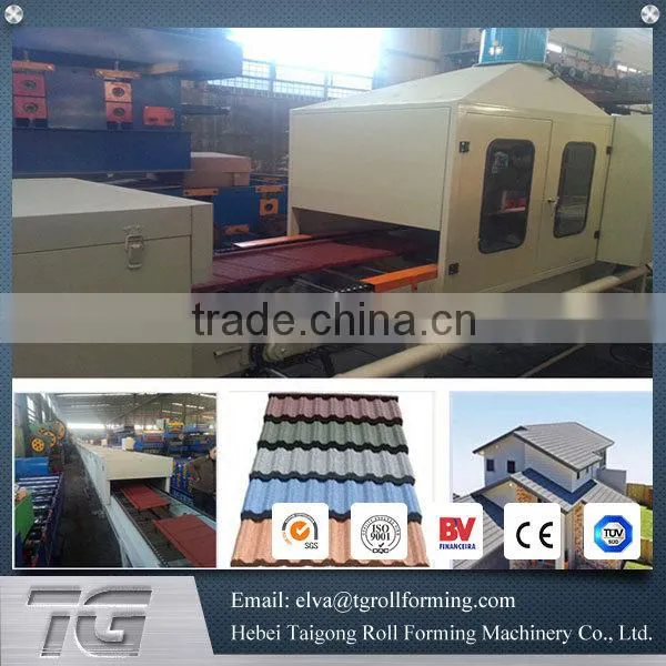 Hot Sale Automatic Stone Coated Roof Tile Making Machine photo-5