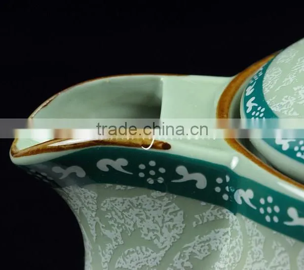 Tang Cao Tang Dynasty Flower Design Ceramic Tea Pot photo-4