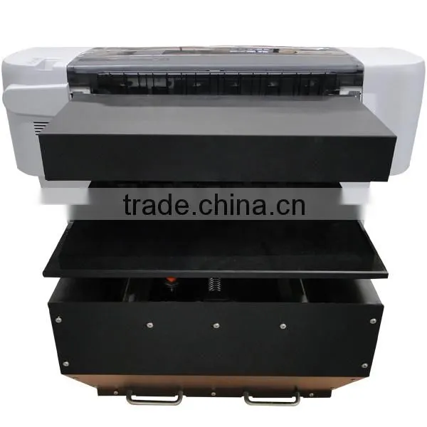 Top Selling A2 Size 8 Color 5760 * 2880 Dpi WER-D4880UV Small uv Flatbed Printer photo-2