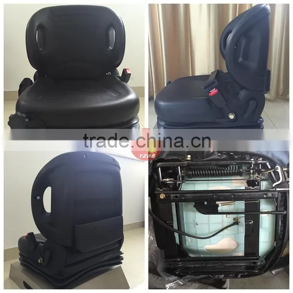 Top Selling Toyota Forklift Seat,JZZY-6, Mechanical Suspension System, Black PVC Leather Forklift Seat photo-3