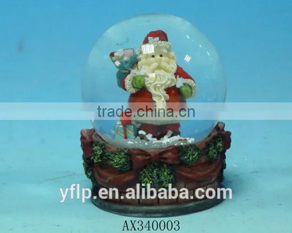 2015 Factory Hot New Products Resin Globes Crafts for Christmas Gifts photo-4