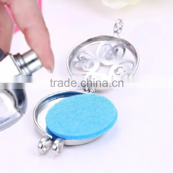 Girls Essential Oil Diffuser Pendant Cheap Wholesale Fashion Jewelry 316l Stainless Steel Jewelry Necklace 2016 Tending Products photo-3