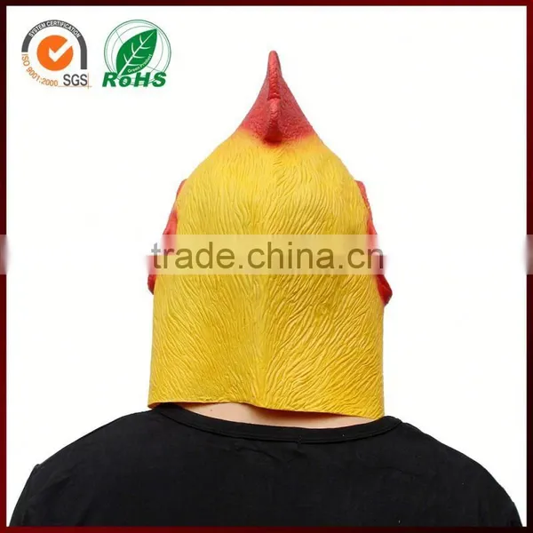 China Wholesale Halloween Costumes Animal Cock Head Mask photo-2