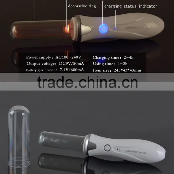 Hig-tech Magic Wand Massager Skin Rejuvenation Face Lift Machine Ion Magic Wand Beauty Equipment Acne Removal photo-5