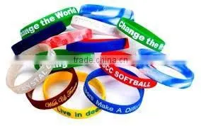 High Quality Soft PVC Silicon Bracelet/Wristband photo-4