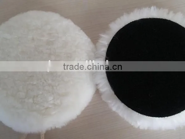 Lambskin Polishing Bonnet,wool Bonnet,wool Buffing Pad photo-3