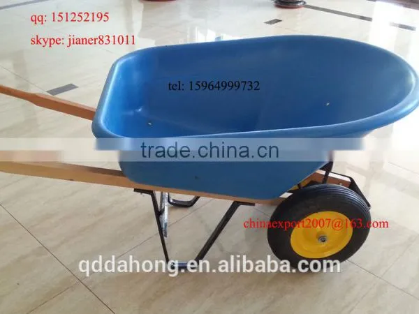 Heavy Duty Construction Plastic Wheelbarrow WH8802 photo-4