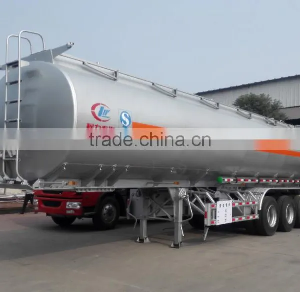 33ton Aluminum Alloy Oil / Fuel / Gasoline Tanker Semi Trailer photo-3