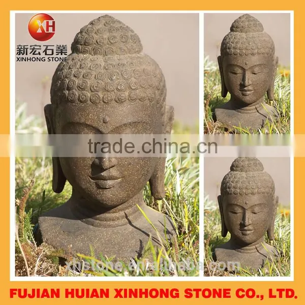 Hand Carved High Quality Marble Buddha Head Statue photo-3