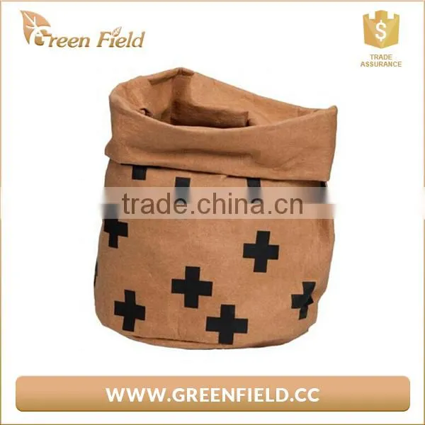Green Field Nice Print Washable Kraft Paper Storage Bag photo-3
