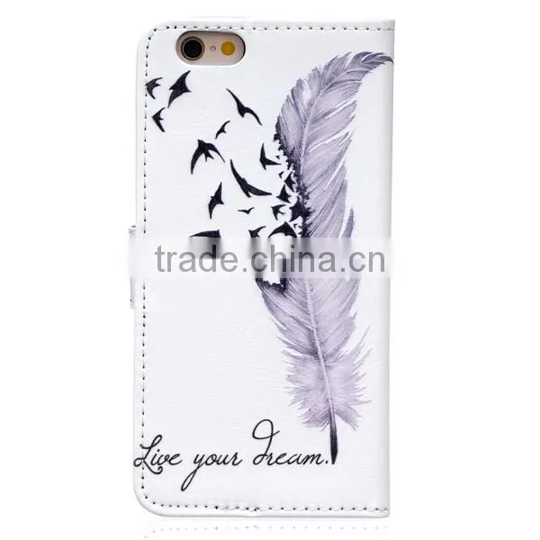 Painted Relief Leather Case for Iphone 6 / 6plus photo-4