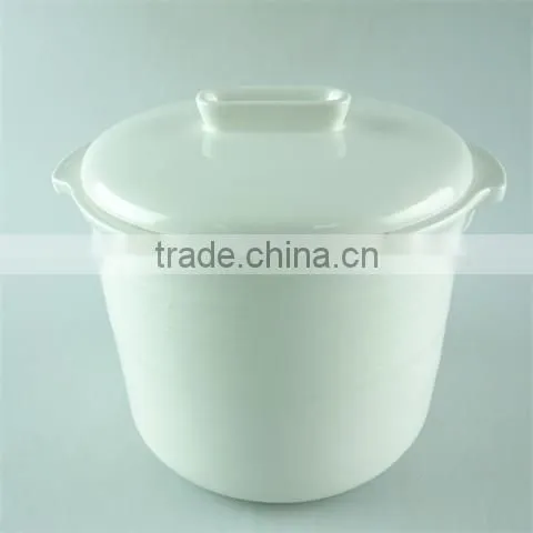 Stock Cheap Ceramics Tureen With Metal Stand photo-3