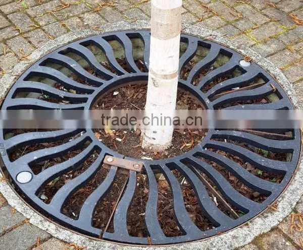 FO-9T07 High Quality Cast Iron Tree Perforated Strainer, Tree Pool Cover photo-2