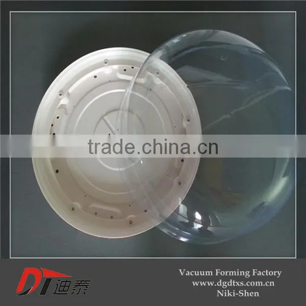 Large Plastic Circle Plate and Transparent Cover by Vacuum Forming photo-3