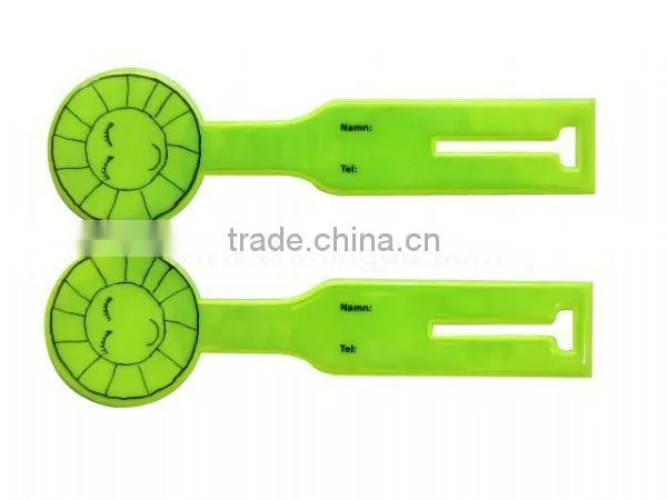 Soft PVC Reflective Pendant Custom Safety Glow in Dark PVC Hanger photo-5