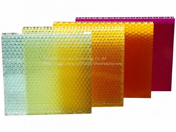 Waterproof Light Transmission Light Weight Honeycomb Composite Panel photo-5