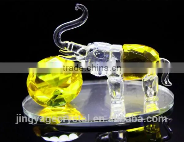 Wedding Gifts Souvenirs,customized Wedding Favor Spoon, Personalized Engrave Crystal Elephant Model Gift photo-3