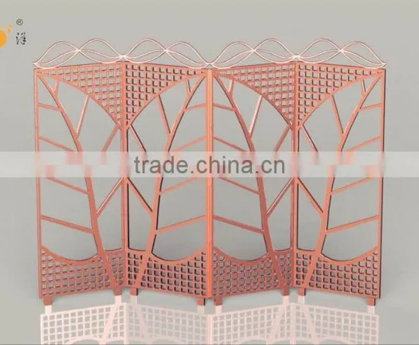 2016 New Design Antique Looking Room Hotel Metal Folding Screens photo-3