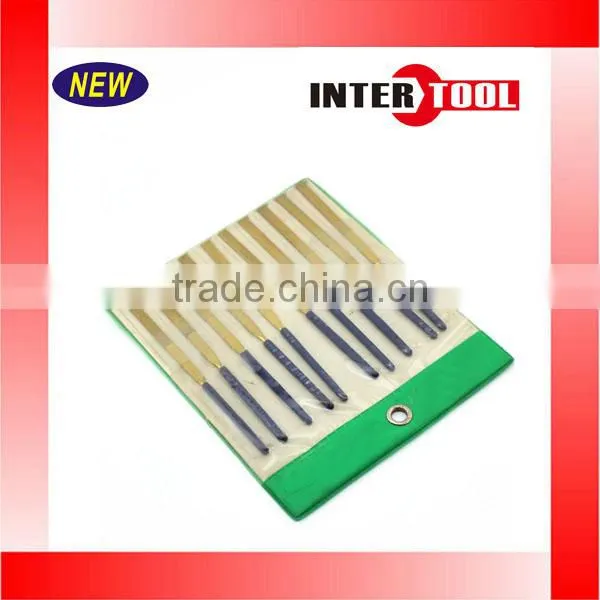 10Pcs 5.5" 140x3mm Diamond Coated FLAT Files Titanium File Watch Jewelry Repair photo-4