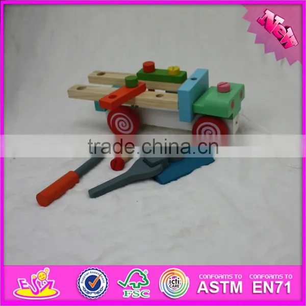 2016 Best Design Educational Children Wooden Toy Screws for Sale W03C026 photo-6