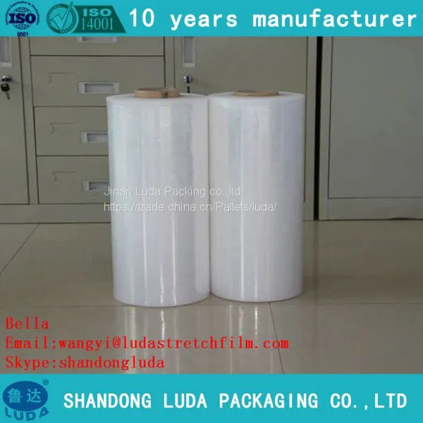 Factory Wholesale Anti Tear Machine LLDPE Plastic Packaging Stretch Film Roll photo-4