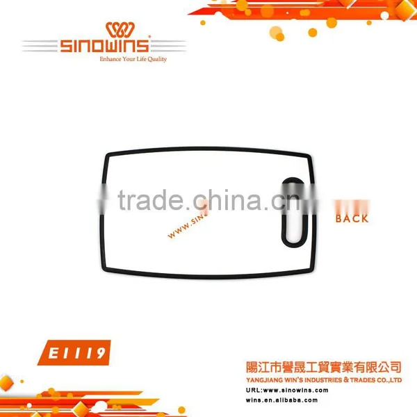 E1119 Plastic Household Kitchen Utensil Slicing Dicing Cutting Chopping Board photo-2